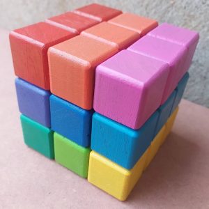 Tokyodo Colored 1-Inch Wooden Cubes 20pc Set for Crafts, DIY Projects, Kids' Activities & Woodworking (Copy)