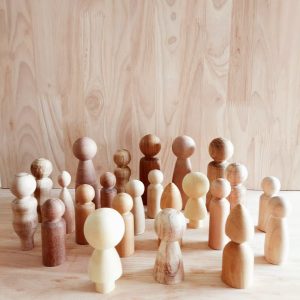 Tokyodo Wooden Meeple - Mix Meeples - Classic Game Pieces for Endless Creativity